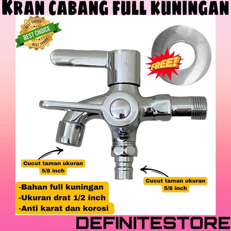 Kran Air Kran Shower 2 Cabang Kran Engkol Kran Shower KUNINGAN