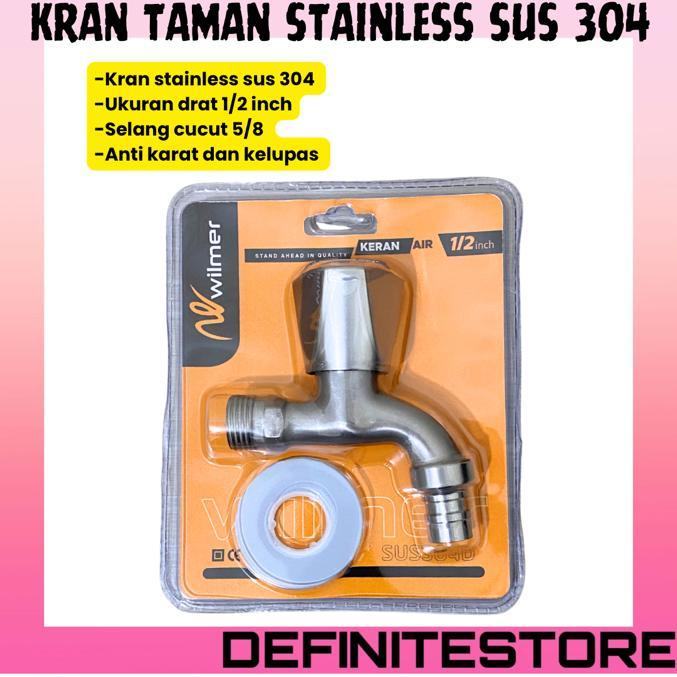 Kran Taman Model Putar Anti Karat Stainless Sus 304 Doff