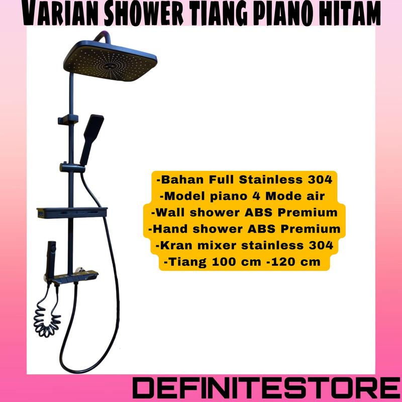 Shower Tiang Set Shower Kamar Mandi Shower Set Komplit Head Shower Mandi Shower Column Panas Dingin Piano One Piece Anti Karat
