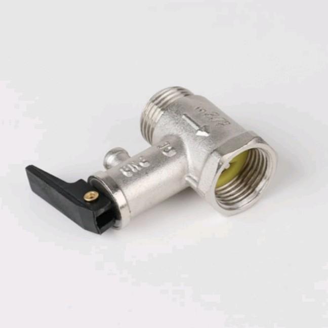 Safety Valve Water Heater Klep Pengaman Pemanas Air 1/2 Inch Anti Kara