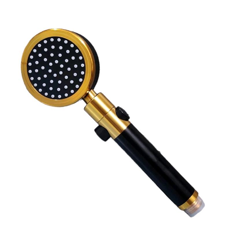 Shower Mandi Set Emas Set Rain Shower Bulat Aluminium Anti Karat