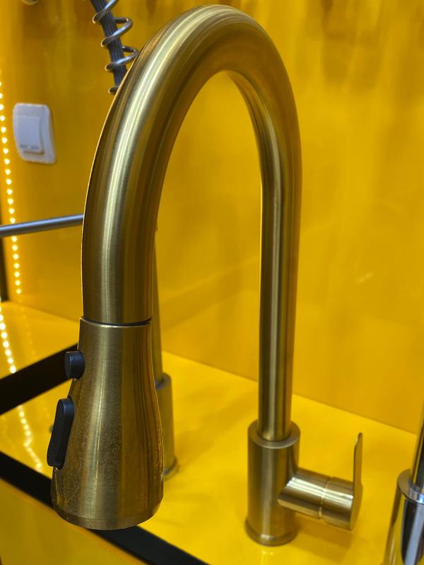 Kran Dapur Sink Tarik Panas Dingin Flexible Sus 304 No Karat Bagus Air