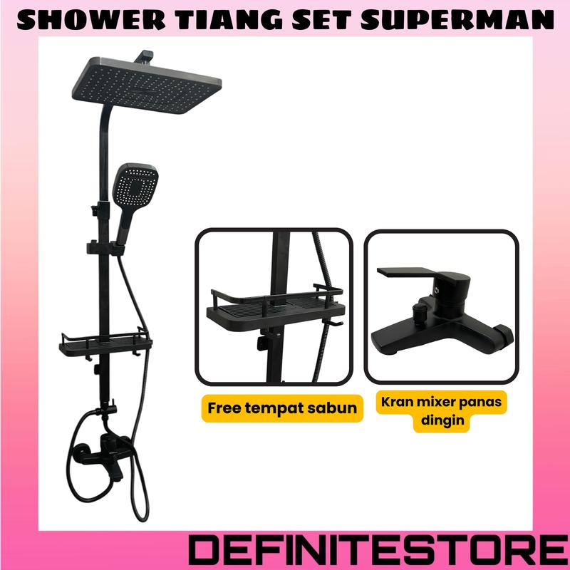 Shower Set Komplit Shower Mandi Shower Column Superman