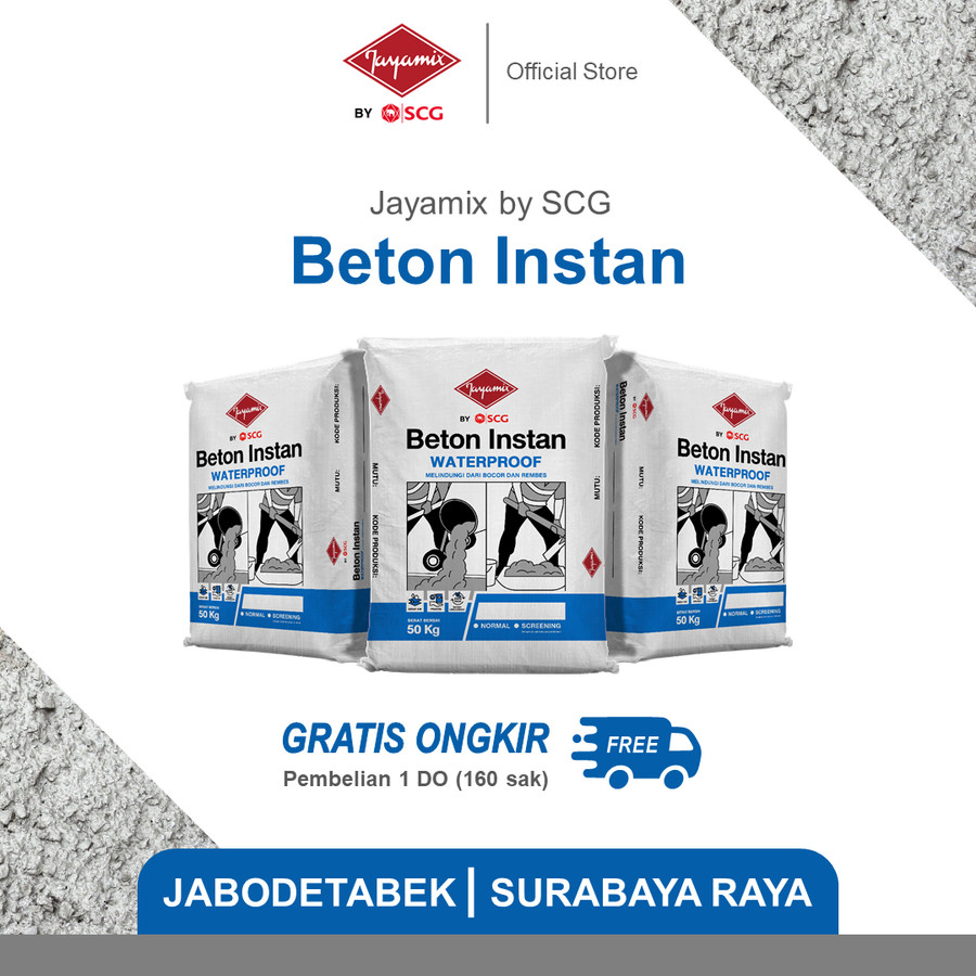 Jayamix by SCG Waterproof Beton Instan Split [160 Sak]