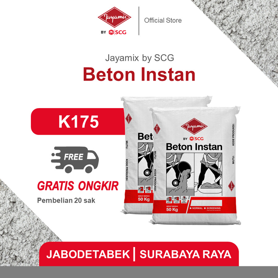 Jayamix by SCG Beton Instan K175 [20 Sak]