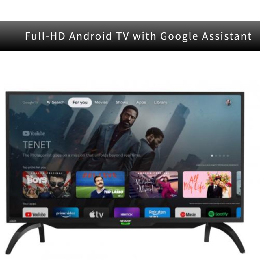 LED TV SHARP 2T-42EG1I ANDROID GOOGLE TV