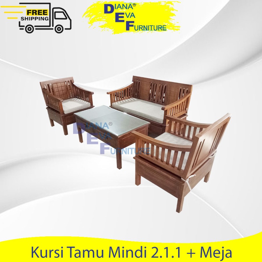 Kursi Tamu Mindi 2.1.1 + Meja
