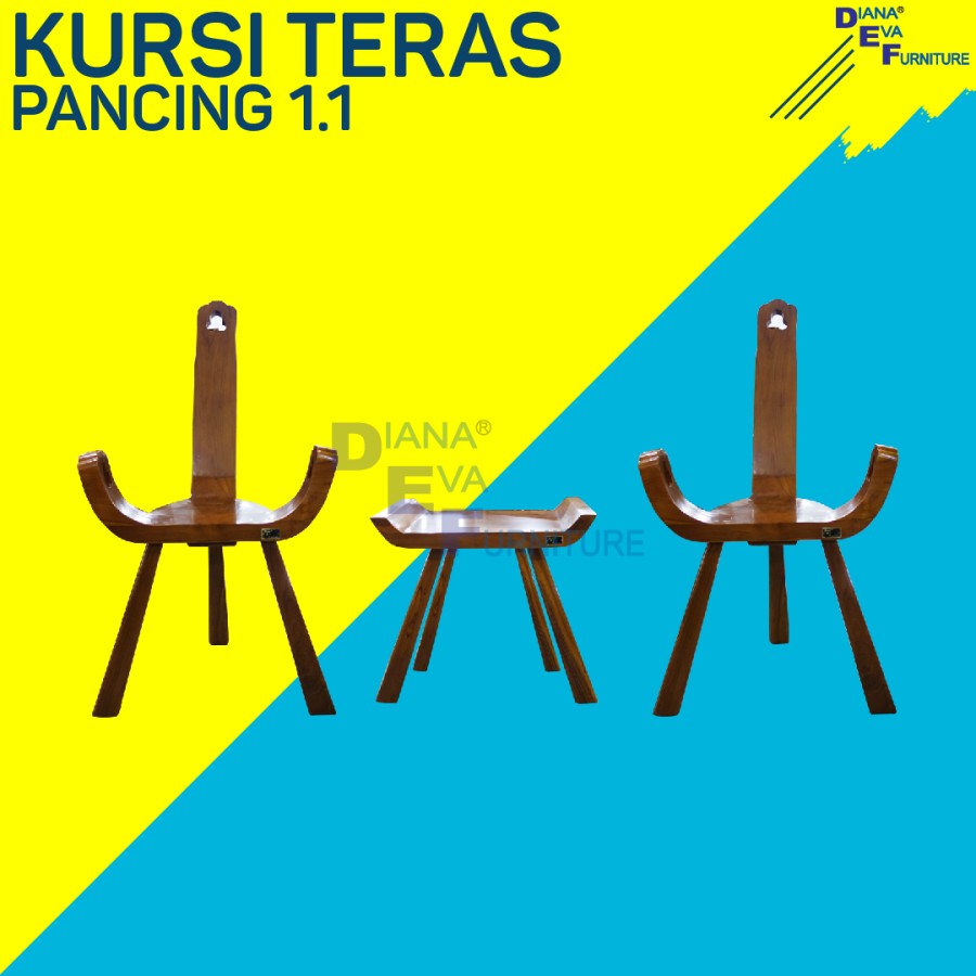 Kursi Teras Pancing Kayu Jati