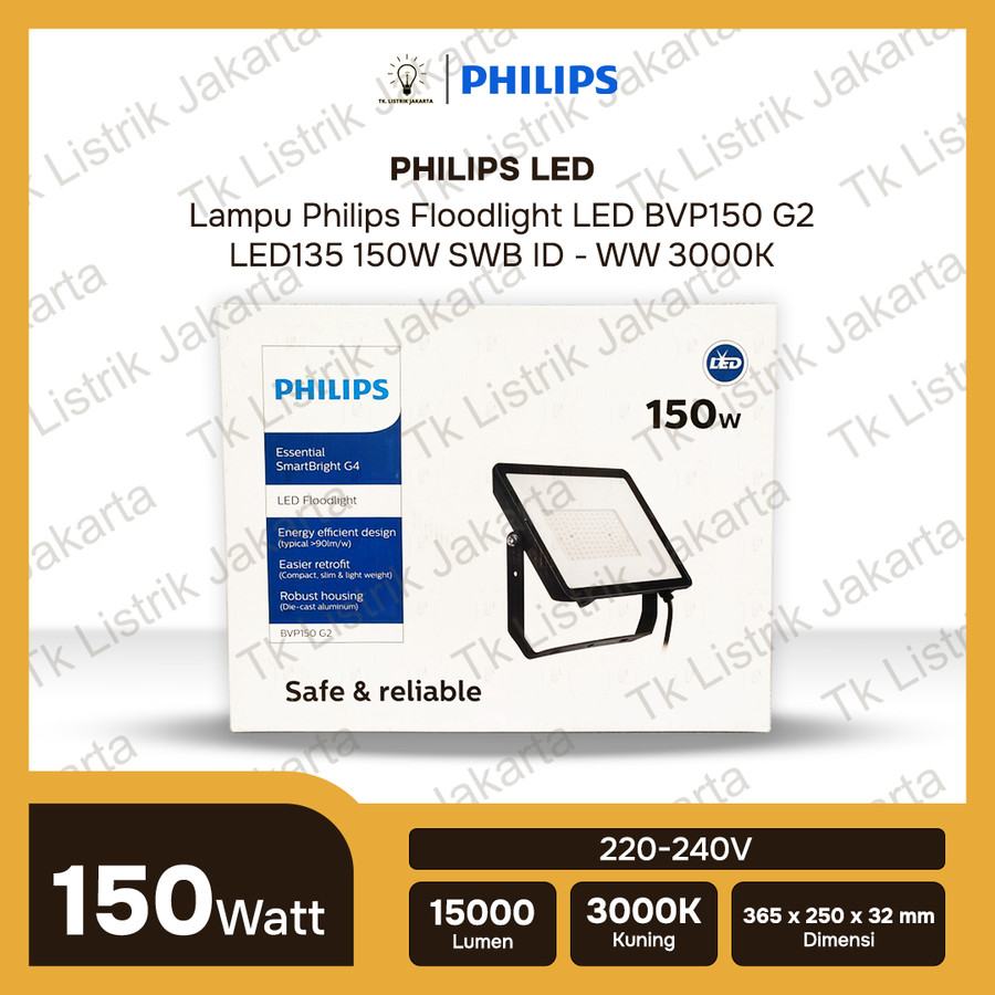 Lampu Sorot LED Philips BVP150 SWB G2 GM 150W 220-240V