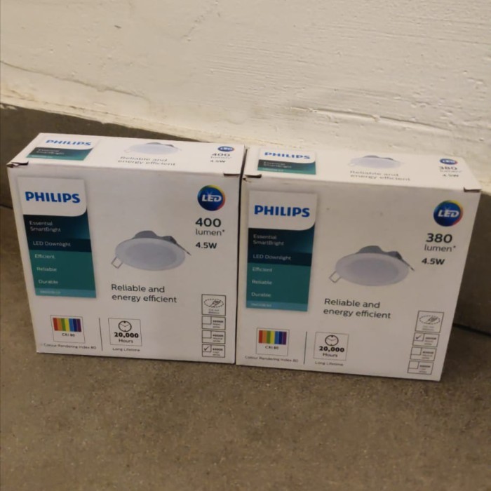 Lampu LED Downlight Plafon Philips DN020B 4.5W 4 inch 6500K Putih