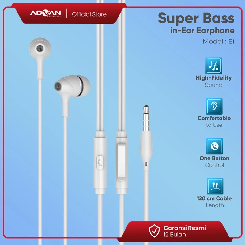 STARTGO Earphone E1 Headset Super Bass Stereo 3.5 inch Jack TP