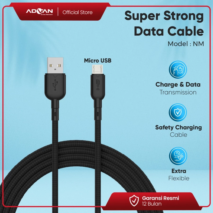 STARTGO Kabel Data Fast Charging 3A MicroUSB Nylon NM