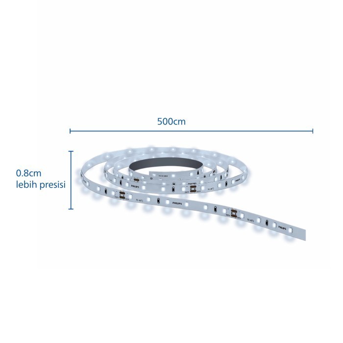 Lampu Philips Radiantline LED Strip EXT DLI320 5M 6W 6500K 24V Putih