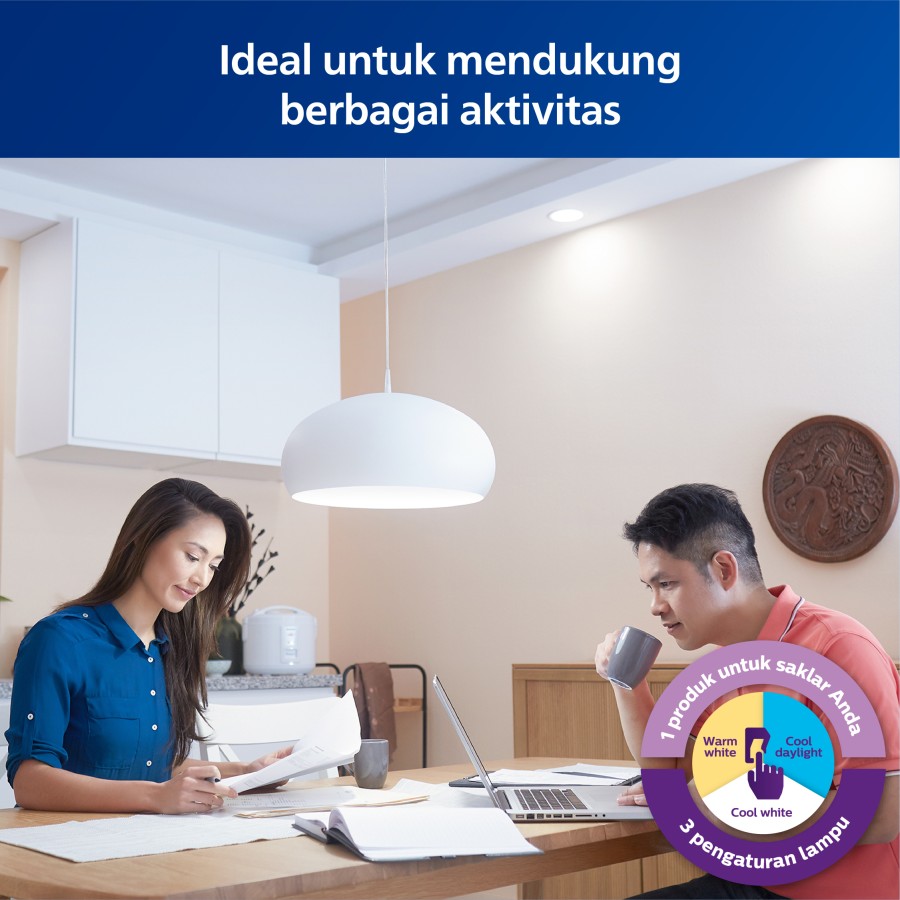 Lampu Philips RadiantLine Downlight SceneSwitch 17W D150 3 Warna