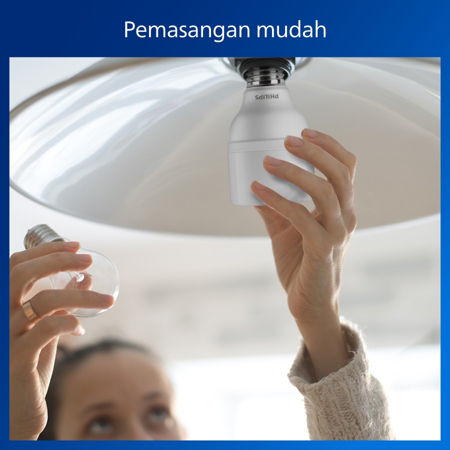 Lampu Philips Bohlam Multipack RadiantLine LEDBright 8W Putih