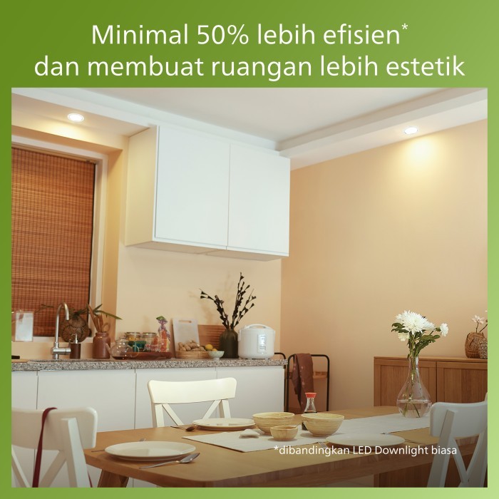 Beli 2 Philips Downlight Ultra Efficient 6.5W 65K Putih Free Hadiah
