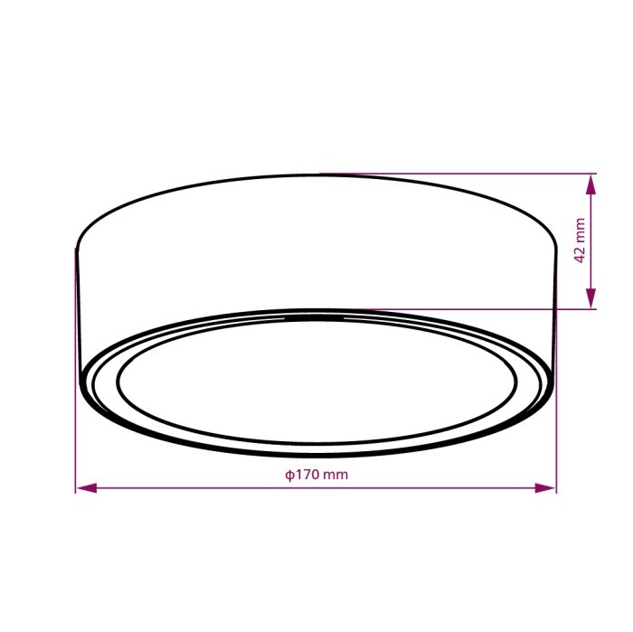 [PROMO] Lampu Philips Downlight MESON Bulat Outbow 59472 D150 17W Putih