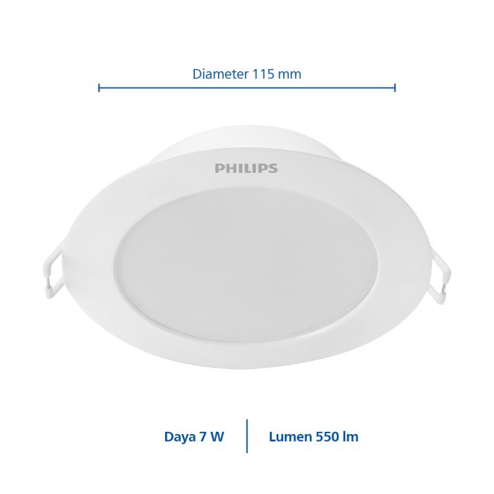 [PROMO] Lampu Philips Radiantline Downlight DL190B D100 7W 65K Putih