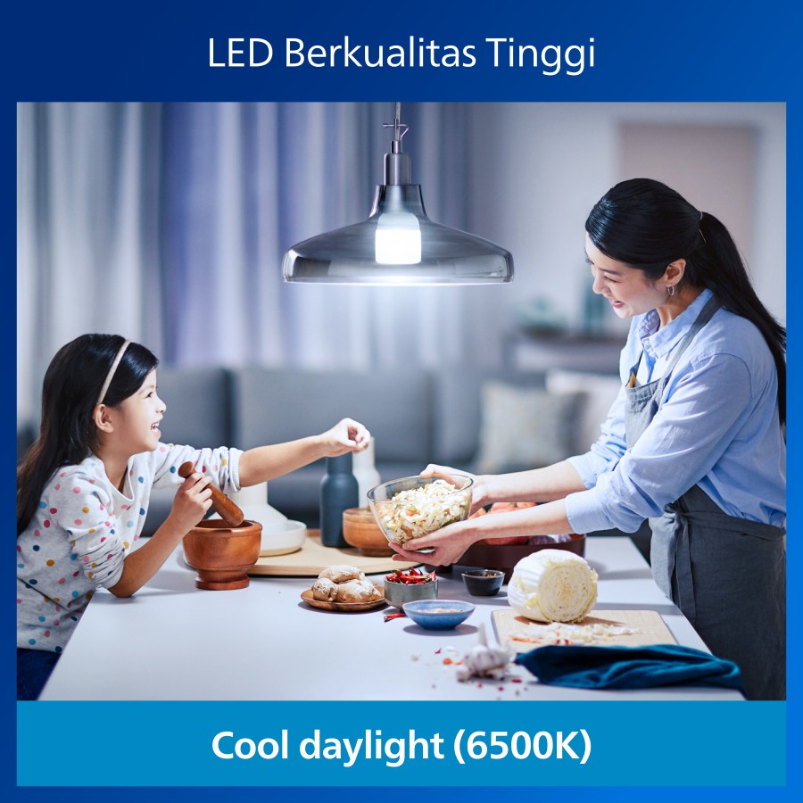 Lampu Philips Bohlam Multipack RadiantLine LEDBright 8W Putih