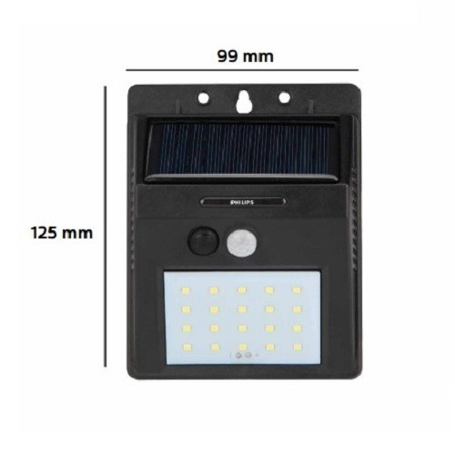 [ PROMO ] Philips Lampu Dinding SmartBright Solar Wall Light Small