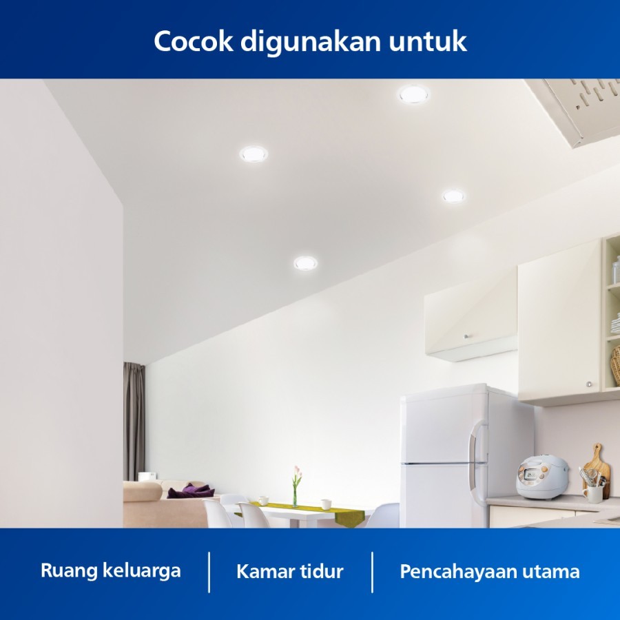 [PROMO] Beli 3 Gratis 1 Philips Downlight RadiantLine 23W Putih
