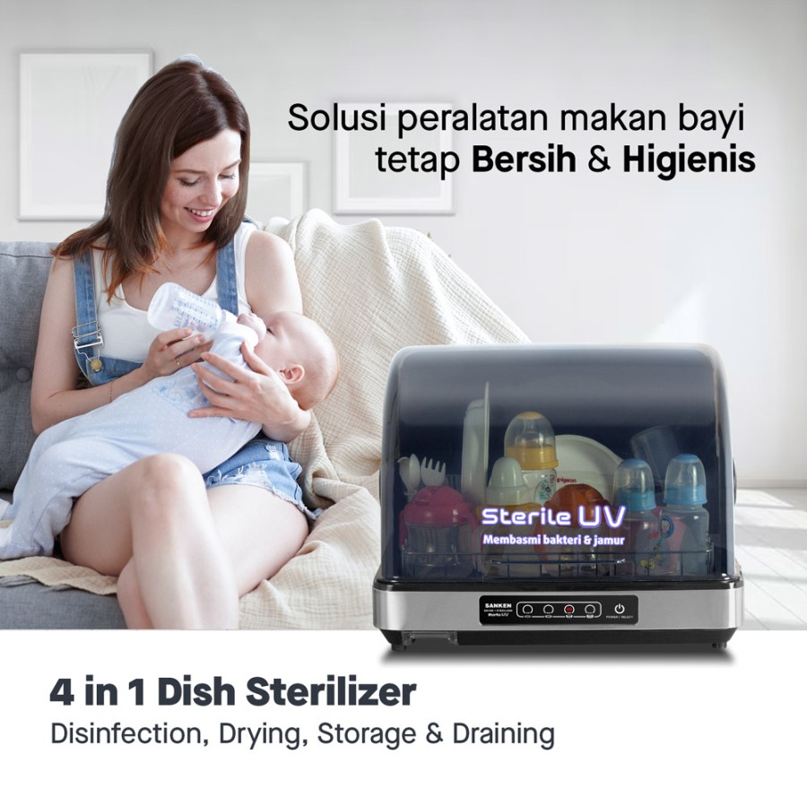 Sanken DD-33 UV Dish Dryer Steriliser UV Sterilizer Baby Bottle