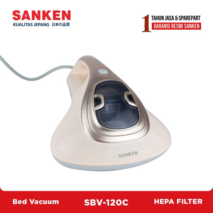 Sanken UV Anti Dust Mite Vacuum Cleaner SBV-120C HEPA Vakum Kasur Bed