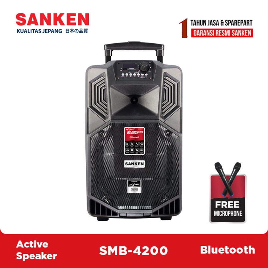 Sanken Speaker Active Portable SMB-4200 Max-Bass