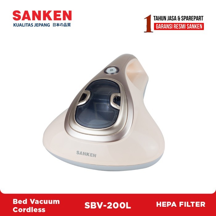 Sanken UV Anti Dust Mite Cordless Vacuum Cleaner SBV-200L HEPA Vakum