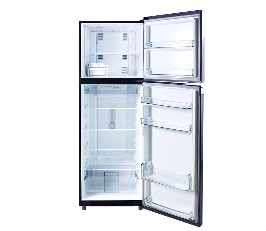 Sanken Kulkas 2 Pintu SK-380 Inverter Grey Refrigerator 