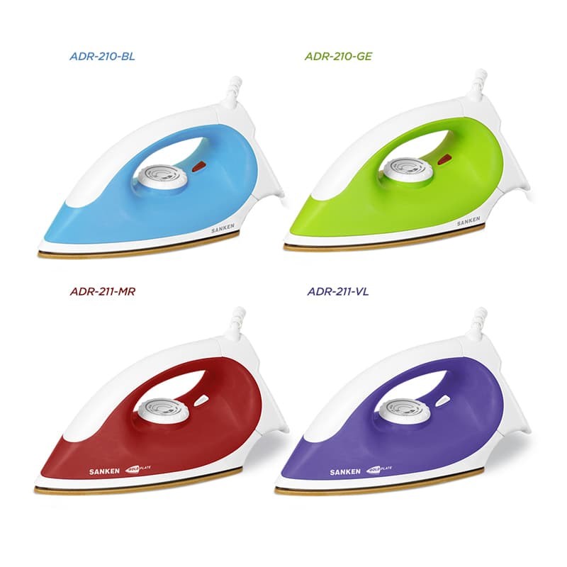 Sanken ADR-210 / ADR-211 Setrika Listrik Gold Plated Warna Random