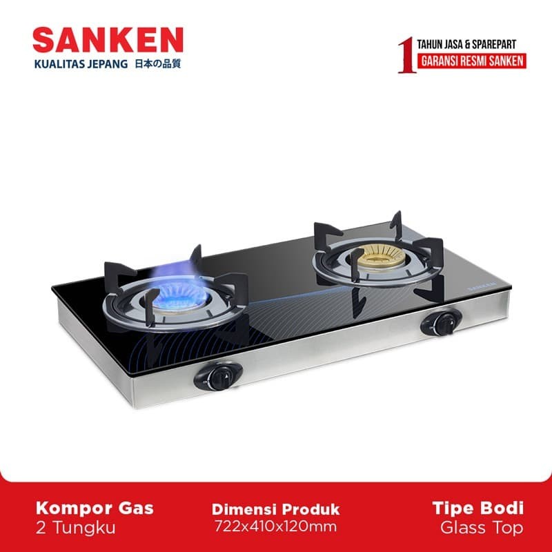 Sanken SG-363 Kompor Gas Dua Tungku