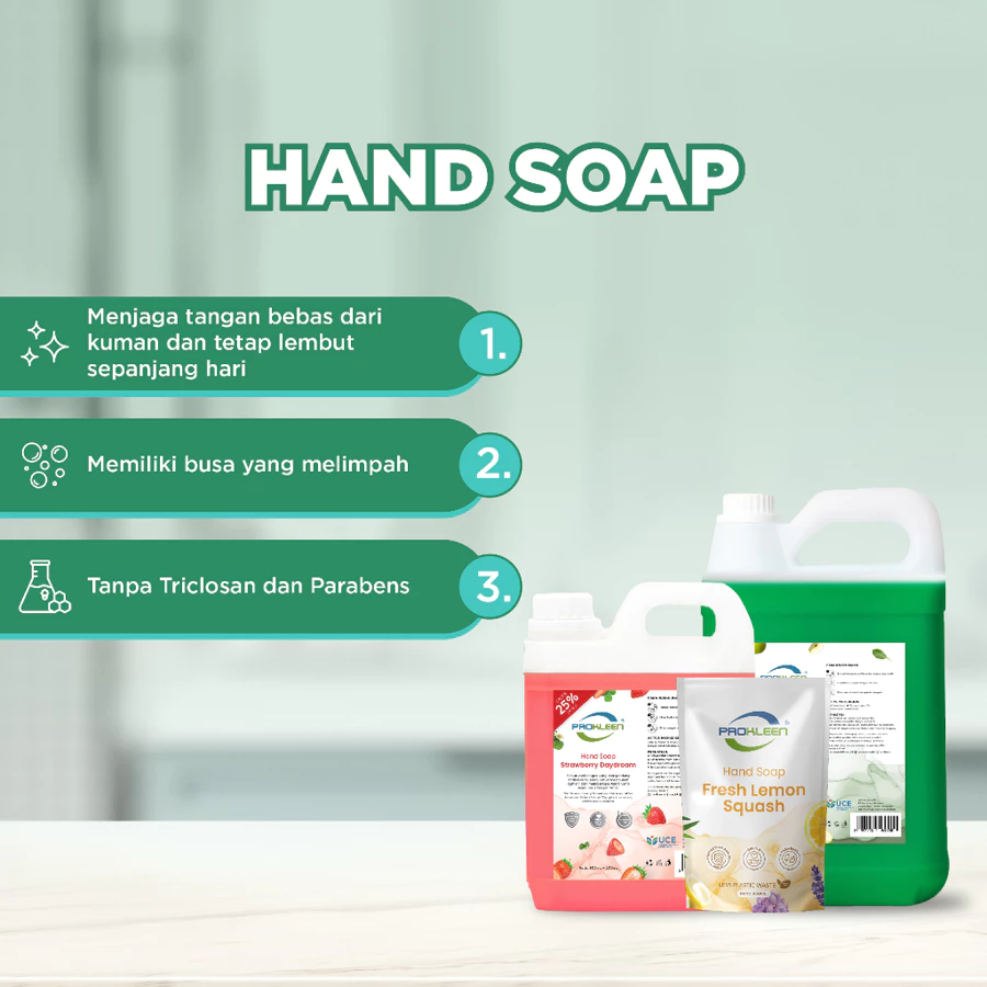 [BUY 1 GET 1] Sabun Cuci Tangan Antibacterial HAND SOAP Pouch 800mL
