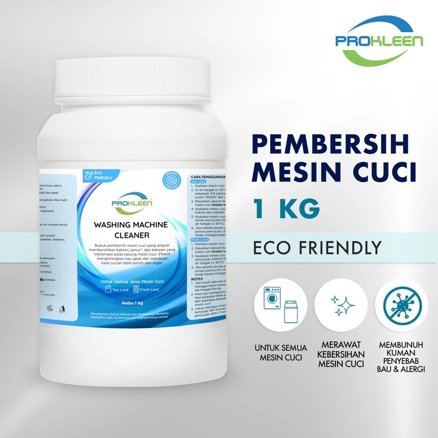 [PROMO]PROKLEEN Pembersih Mesin Cuci Washing Machine Cleaner  1Kg