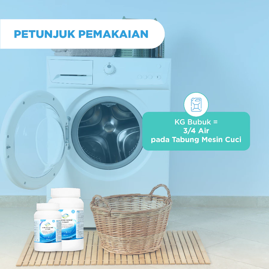 [PROMO]PROKLEEN Pembersih Mesin Cuci Washing Machine Cleaner  1Kg