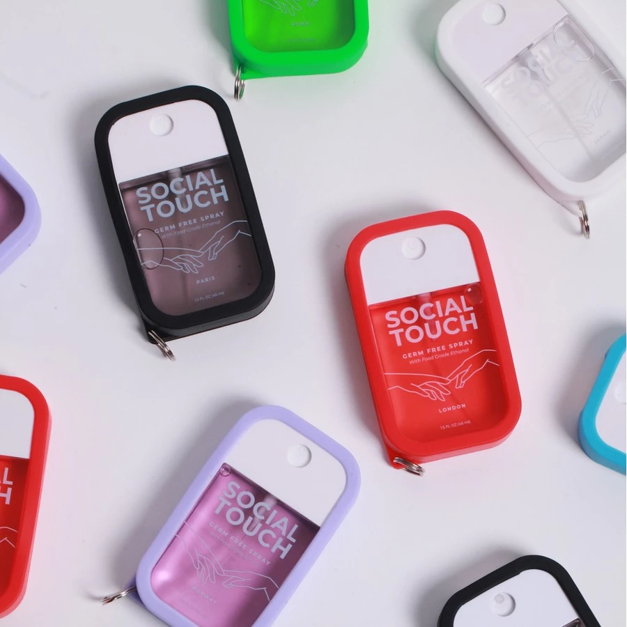 [BUNDLE REFILL + POCKET] Hand Sanitizer Spray Food Grade Social Touch