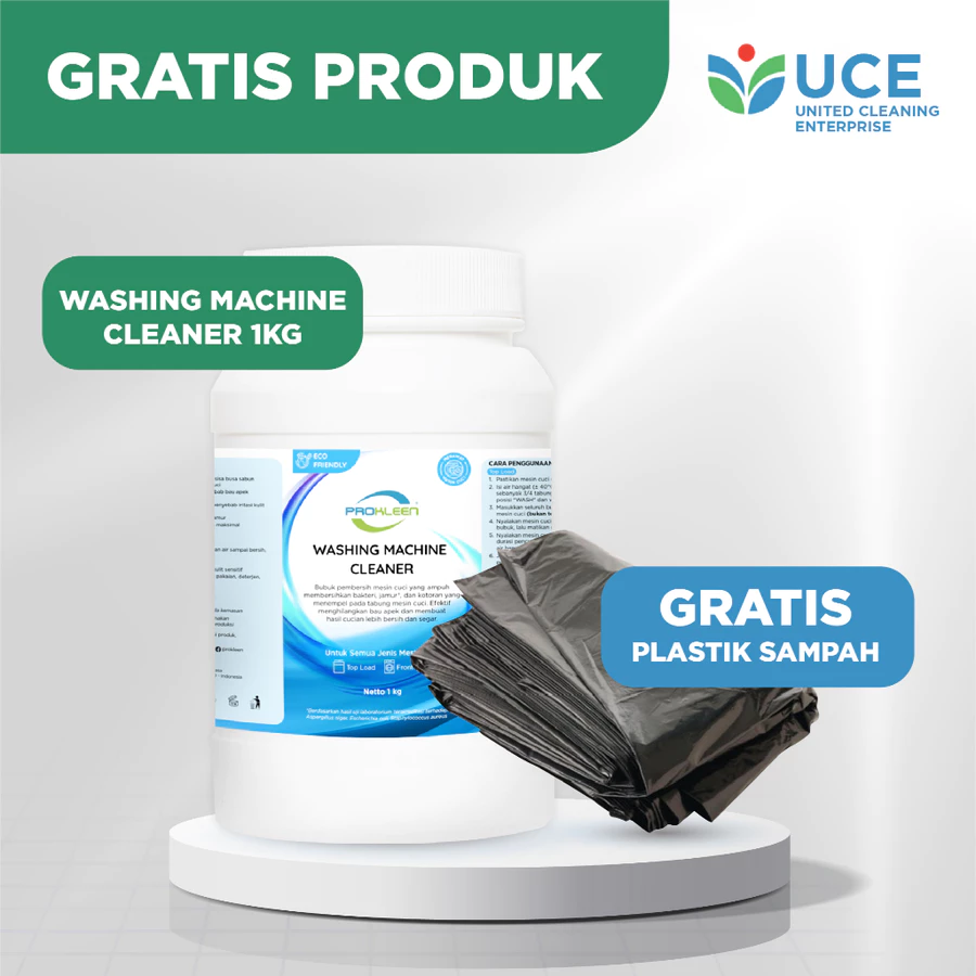 [FREE GIFT] Pembersih Mesin Cuci 1kg + FREE Plastik Sampah 1pack