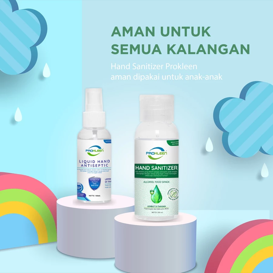 PROKLEEN [BUNDLE] Hand Sanitizer Gel 70% Food Grade 60mL - 48pcs