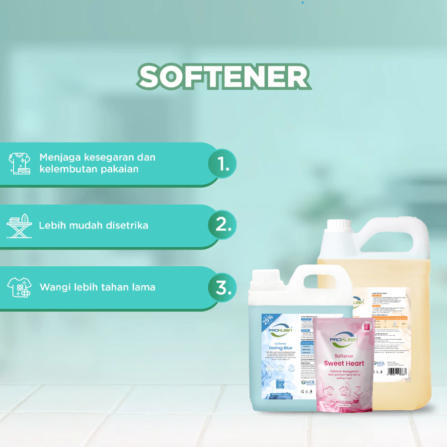 PROKLEEN Softener Pelembut dan Pewangi Pakaian 5L
