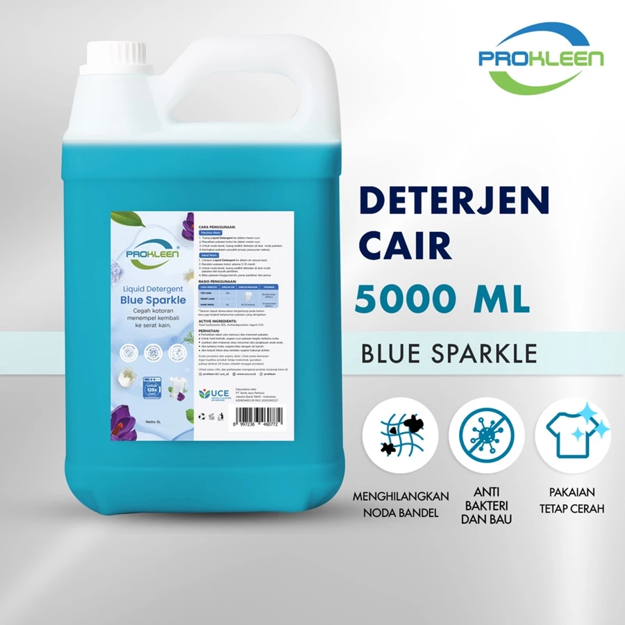 PROKLEEN Deterjen Cair Laundry Liquid Detergent 5L BERAT SESUAI