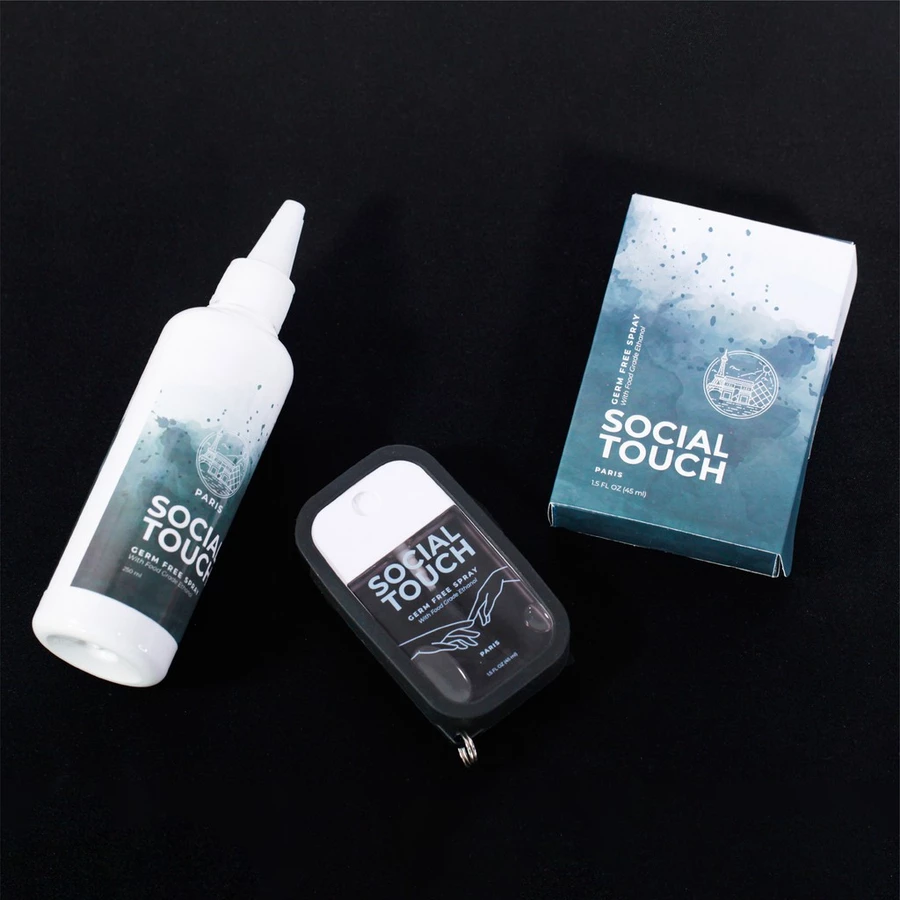 [BUNDLE REFILL + POCKET] Hand Sanitizer Spray Food Grade Social Touch