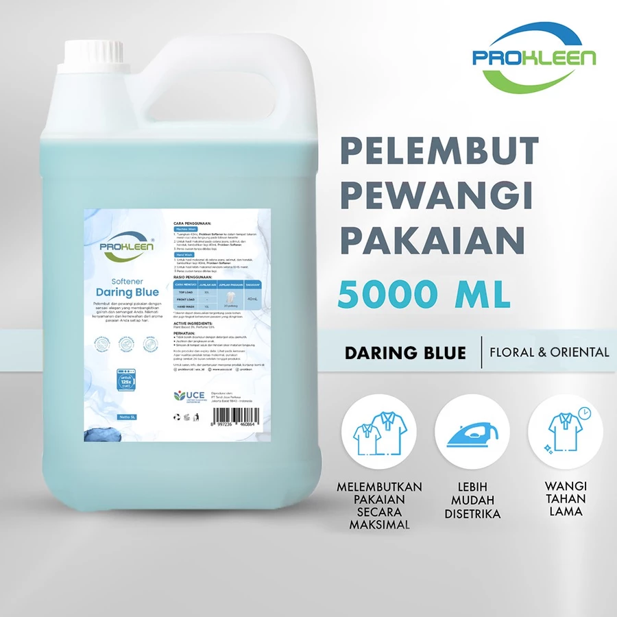 PROKLEEN Softener Pelembut dan Pewangi Pakaian 5L