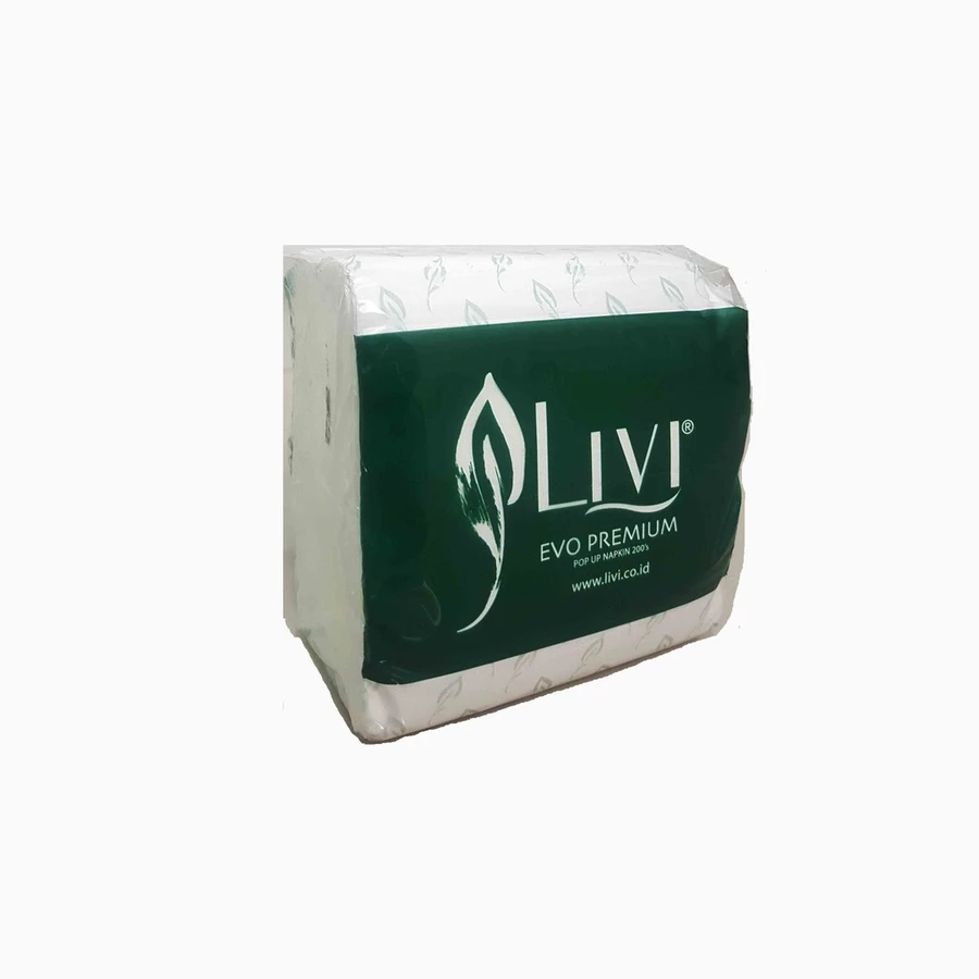 LIVI Tissue Kotak Meja Pop Up isi 200 lembar (2ply)