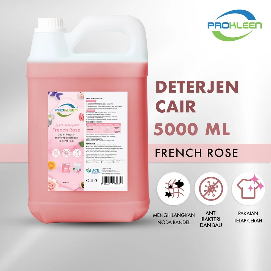PROKLEEN Deterjen Cair Laundry Liquid Detergent 5L BERAT SESUAI