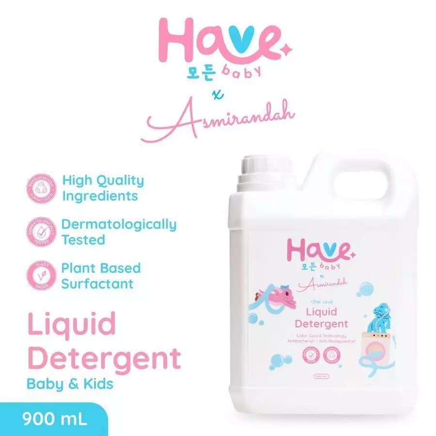 [PROMO] HAVE Baby Liquid Detergent Deterjen Cair, Bottle & Dish Cleanser Pembersih Botol, Fabric Softener Pelembut Pakaian BAYI & ANAK PREMIUM 4L