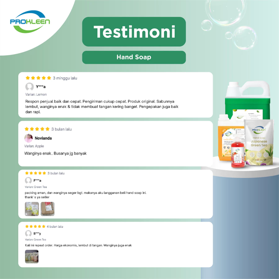 [PMR] Sabun Cuci Tangan Antiseptik Hand Soap 800mL+500mL + Tissue 180s