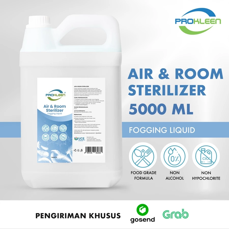 Fogging Liquid Disinfektan FOOD GRADE Disinfectant 5L GOSEND/GRAB