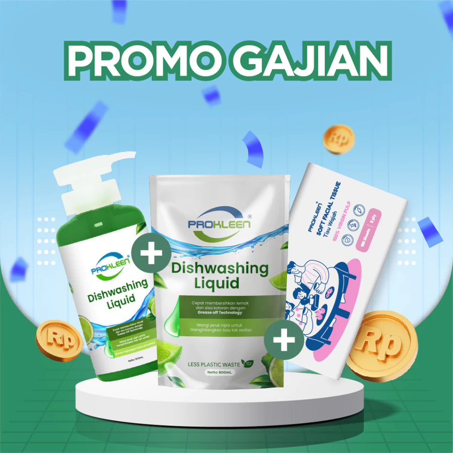 [PMR] Sabun Cuci Piring Dishwashing Liquid 800mL + 500mL + Tissue 180s