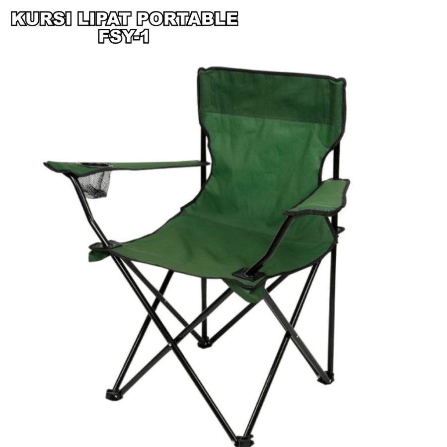 Kursi Lipat Outdoor Kursi Lipat Portable FSY-1 Kursi Camping Kursi - Biru