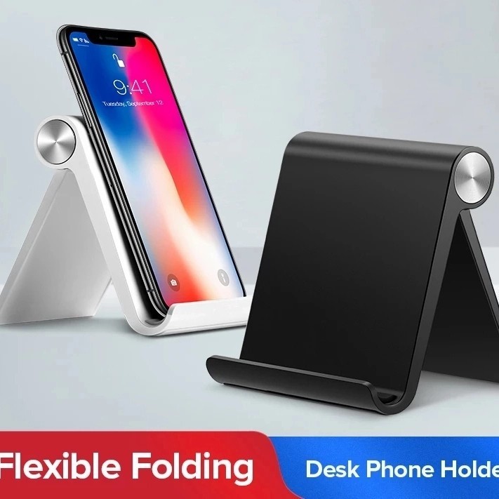 Holder Meja / Standing Hp Tablet Universal Stand - Dudukan Handphone